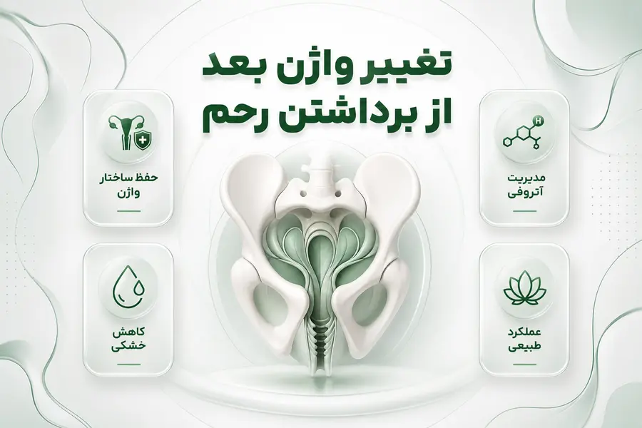 تغییر واژن بعد از برداشتن رحم
