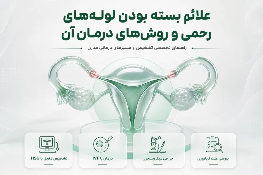 علائم بسته بودن لوله های رحمی و روش های درمان آن