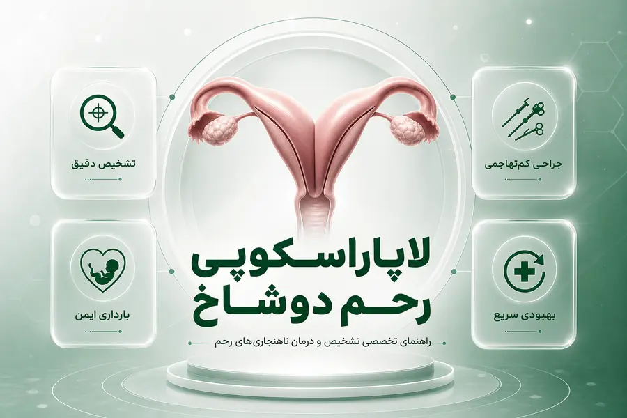 لاپاراسکوپی رحم دوشاخ