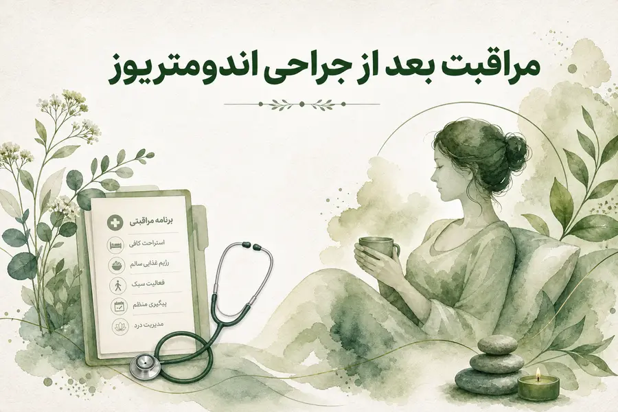مراقبت بعد از جراحی اندومتریوز